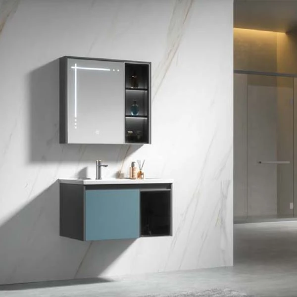 Storio gwestai cabinet ystafell ymolchi set lawn