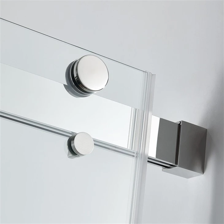 glass shower door frame