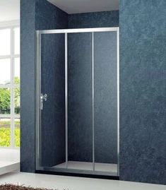 3 panel drysau cawod plygu gwydr