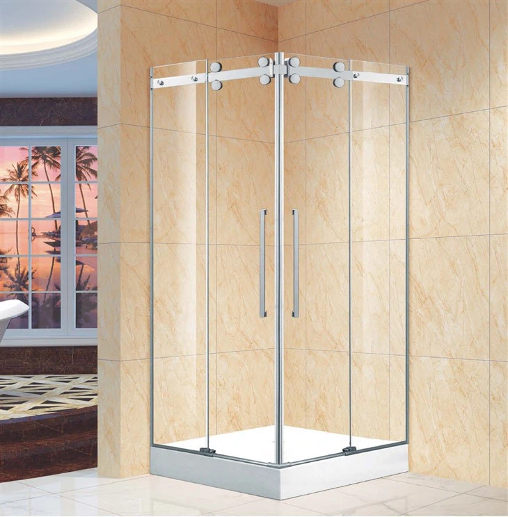 square corner shower enclosure
